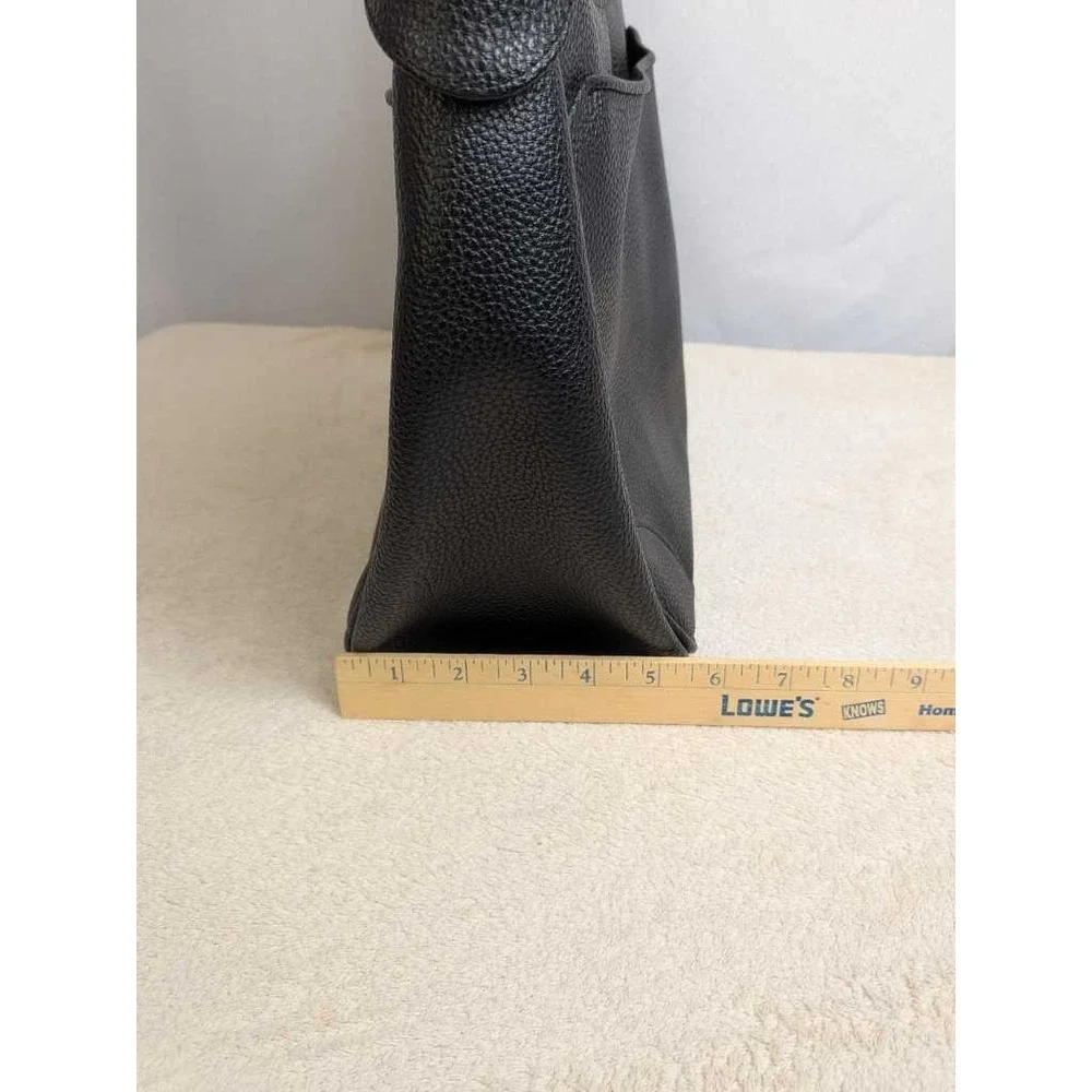 Samsonite Saturn Black Leather‎ Hobo Shoulder Bag Medium